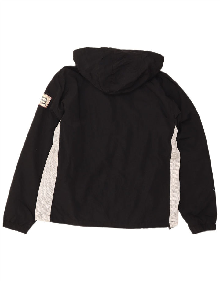 Murphy & Nye Mens Loose Fit Graphic Rain Jacket UK 36 Small Black