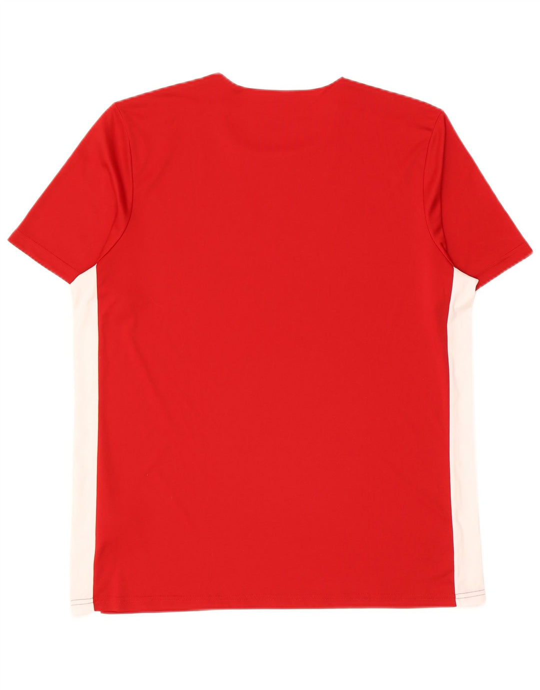 Ανδρικό T-Shirt Adidas Climalite Top XL Red Colourblock Πολυεστέρας
