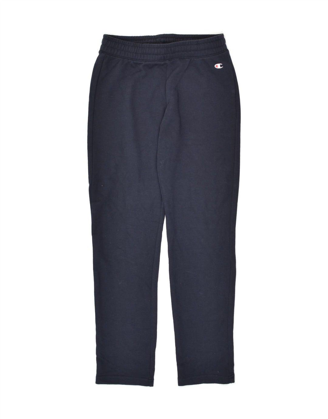 CHAMPION Girls Tracksuit Trousers 11-12 Years Large Navy Blue Cotton | Vintage Champion | Thrift | Second-Hand Champion | Used Clothing | Messina Hembry 