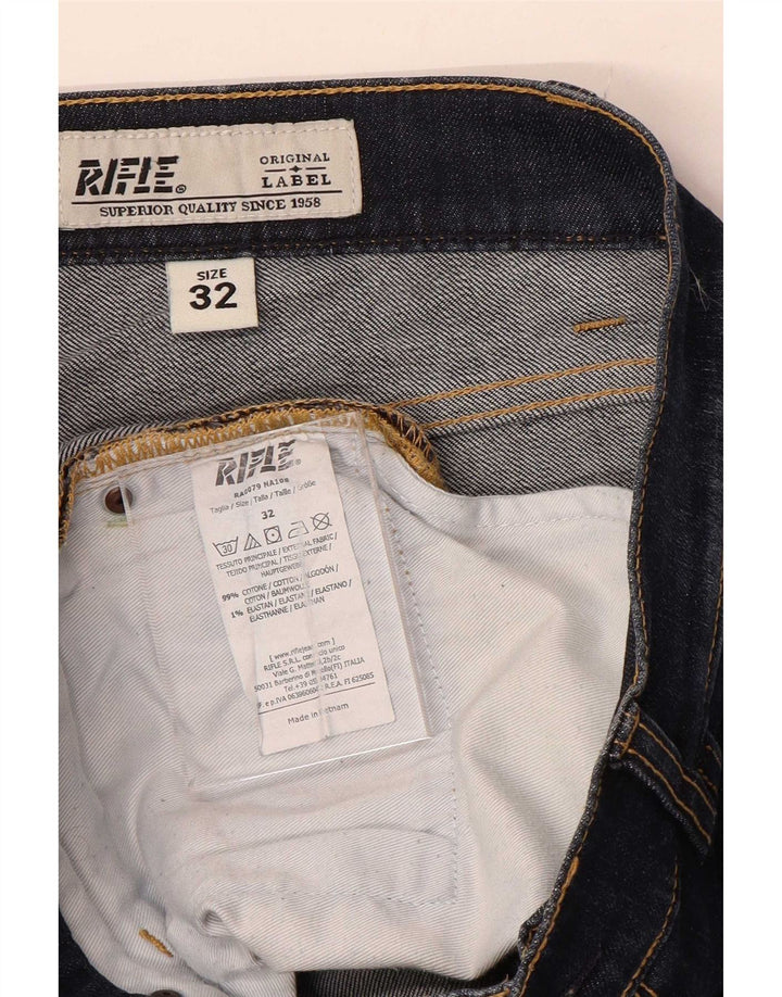 Rifle Ανδρικό Slim Jeans W32 L31 Navy Blue Cotton