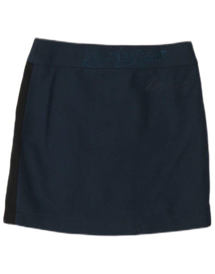 Desigual γυναικεία φούστα A-Line EU 38 Medium W32 Navy Blue Geometric