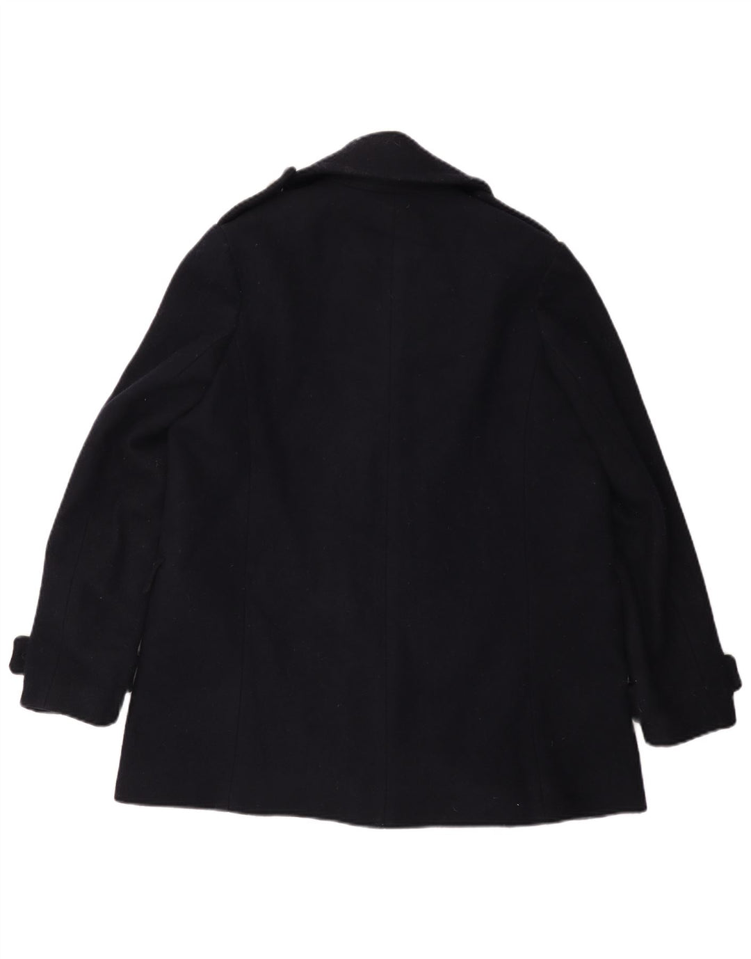 Superdry Ανδρικό παλτό μπιζελιού UK 40 Large Navy Blue Wool