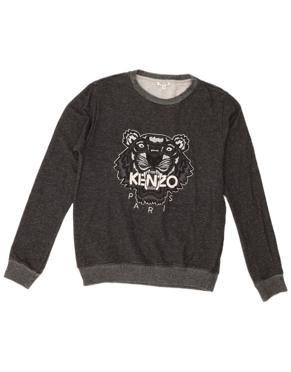 Kenzo Boys Graphic Φούτερ Jumper 15-16 ετών Γκρι βαμβακερό