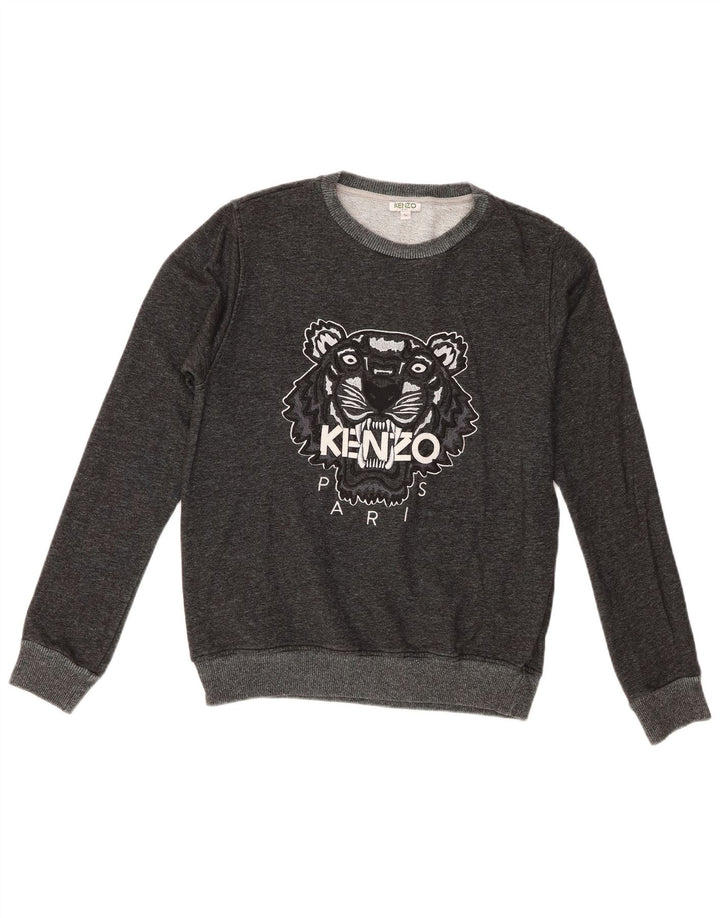 Kenzo Boys Graphic Φούτερ Jumper 15-16 ετών Γκρι βαμβακερό