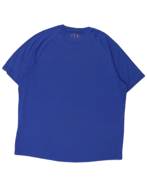 Under Armour Ανδρικό T-Shirt Top Large Blue Polyester