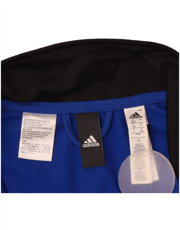 Ανδρική φόρμα Adidas Top Jacket UK 42/44 Large Black Colourblock Polyester