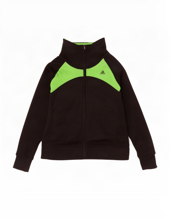 Adidas Γυναικεία φόρμα Climacool Top Jacket UK 14 Medium Black Colourblock