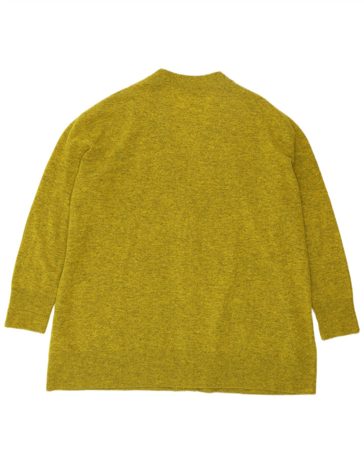 COS Γυναικείο Longline Oversized Ζακέτα UK 14 Medium Green Flecked