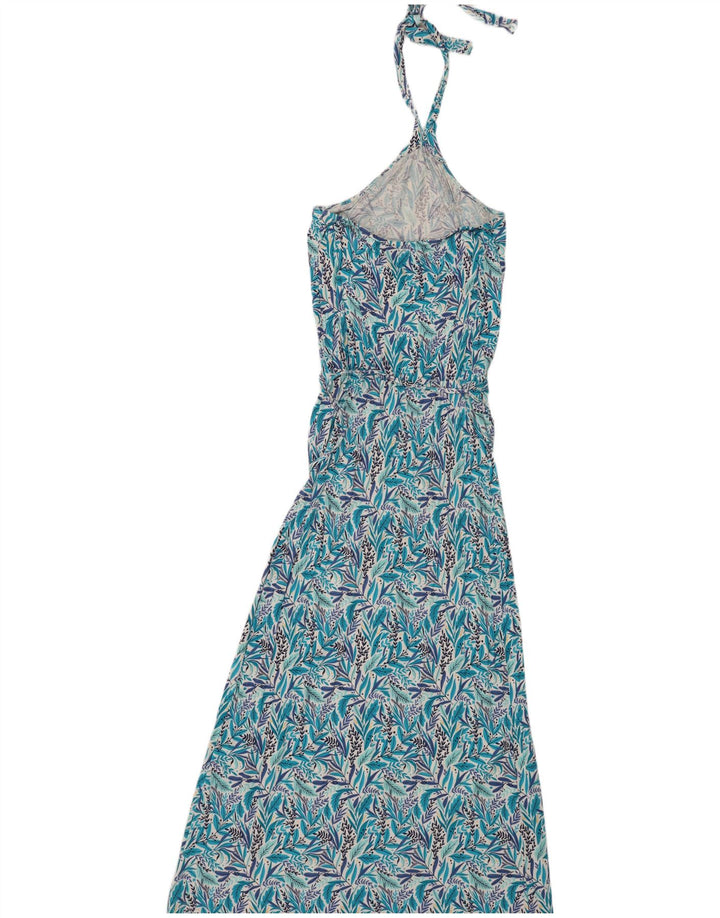 Γυναικείο Maxi Halter Φόρεμα Blue Motion EU 40/42 Medium Blue Floral Viscose