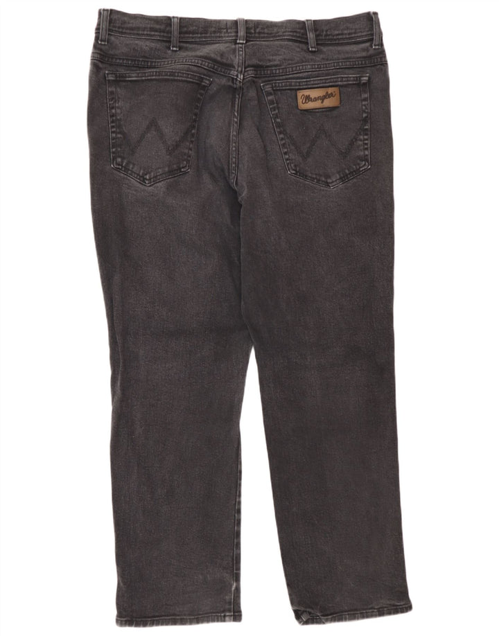 Ανδρικό τζιν Texas Straight Wrangler W40 L30 Γκρι βαμβακερό