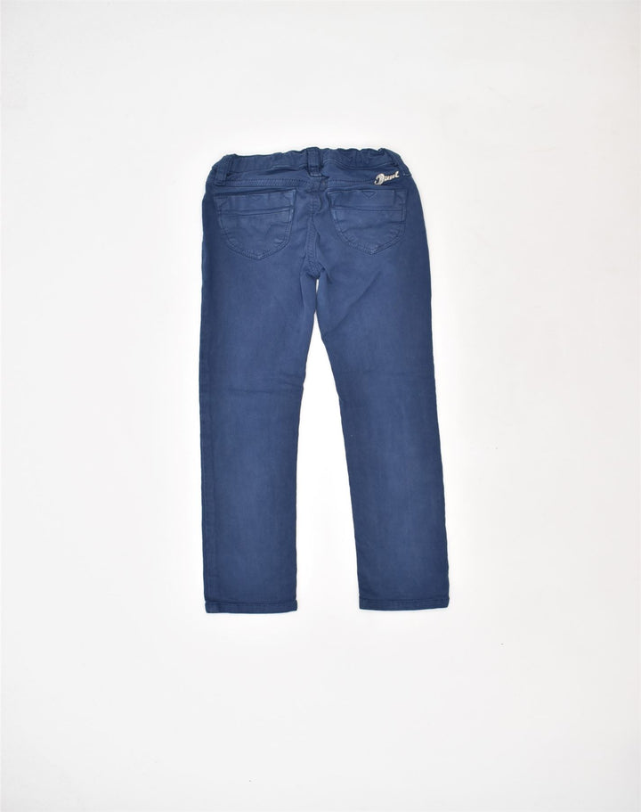 DIESEL Girls Straight Jeans 4-5 Years Blue Cotton