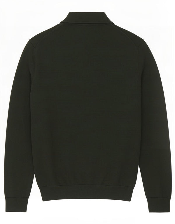 Zara Ανδρικό πουλόβερ Polo Neck Jumper Μεσαίο πράσινο ακρυλικό