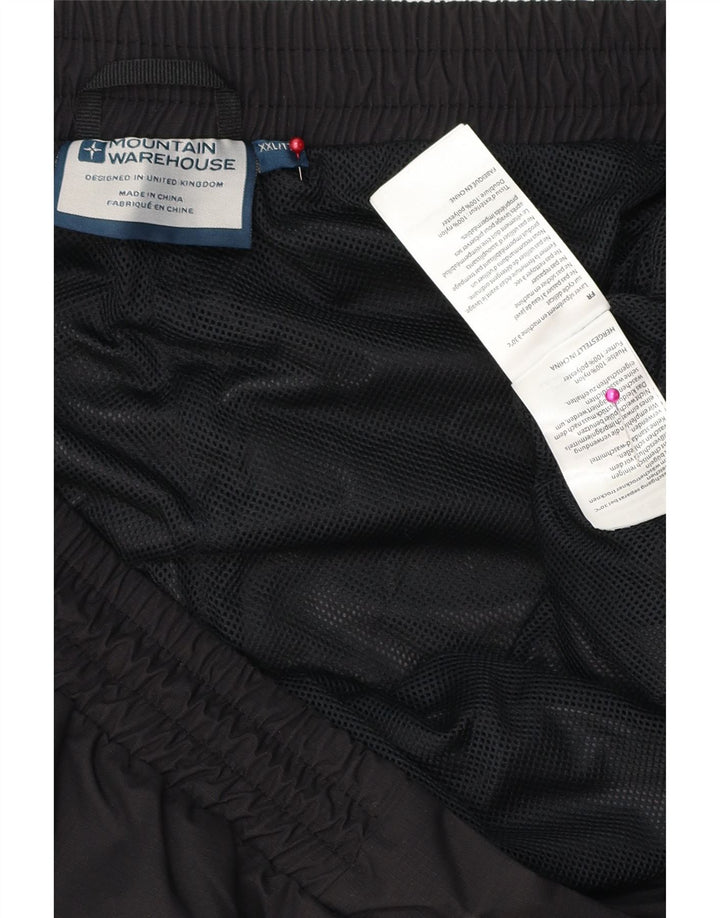 Ανδρικό αδιάβροχο παντελόνι Mountain Warehouse 2XL Μαύρο Πολυεστέρα