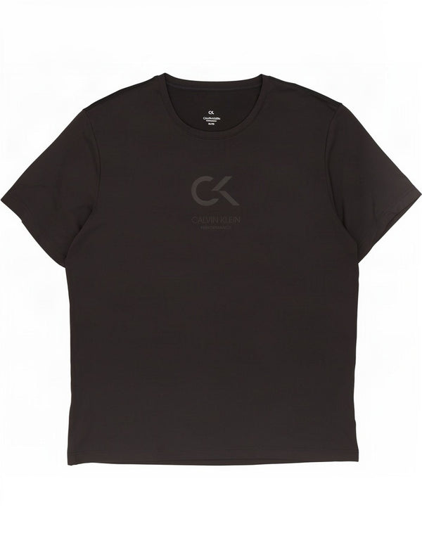 Ανδρικό γραφικό T-Shirt Calvin Klein Top XL Μαύρο Πολυεστέρας