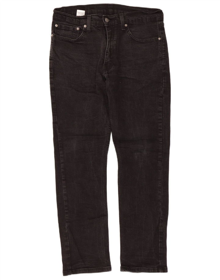 Ανδρικό τζιν Levi's Slim W34 L30 μαύρο βαμβακερό