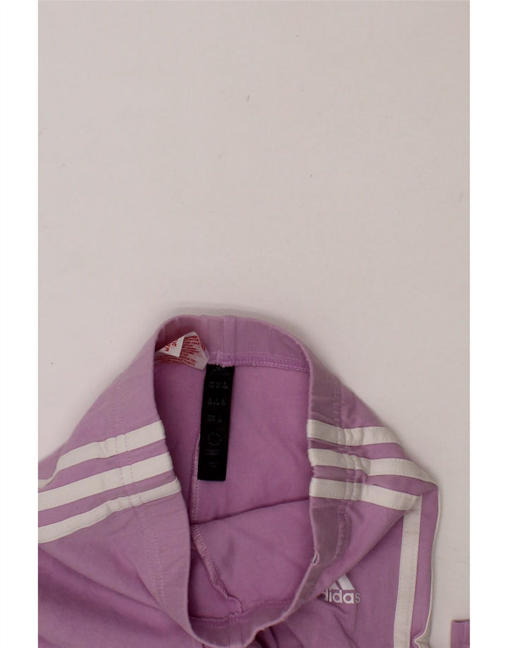 ADIDAS Girls Leggings 7-8 Years  Purple Vintage Adidas and Second-Hand Adidas from Messina Hembry 