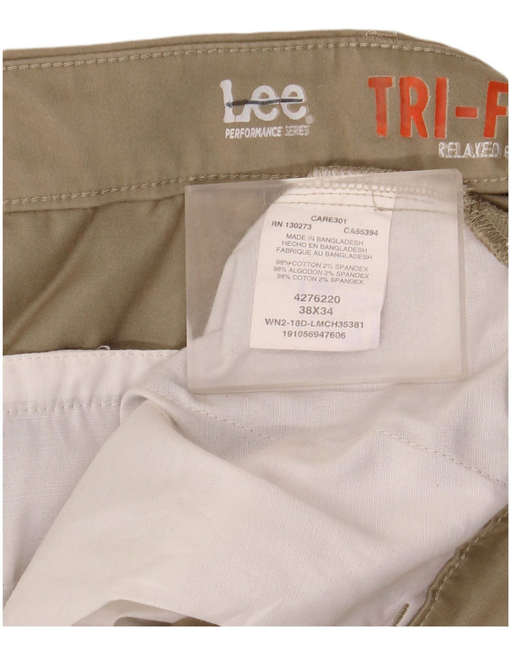Ανδρικό παντελόνι Chino Lee Relaxed Fit W38 L34 Beige βαμβακερό
