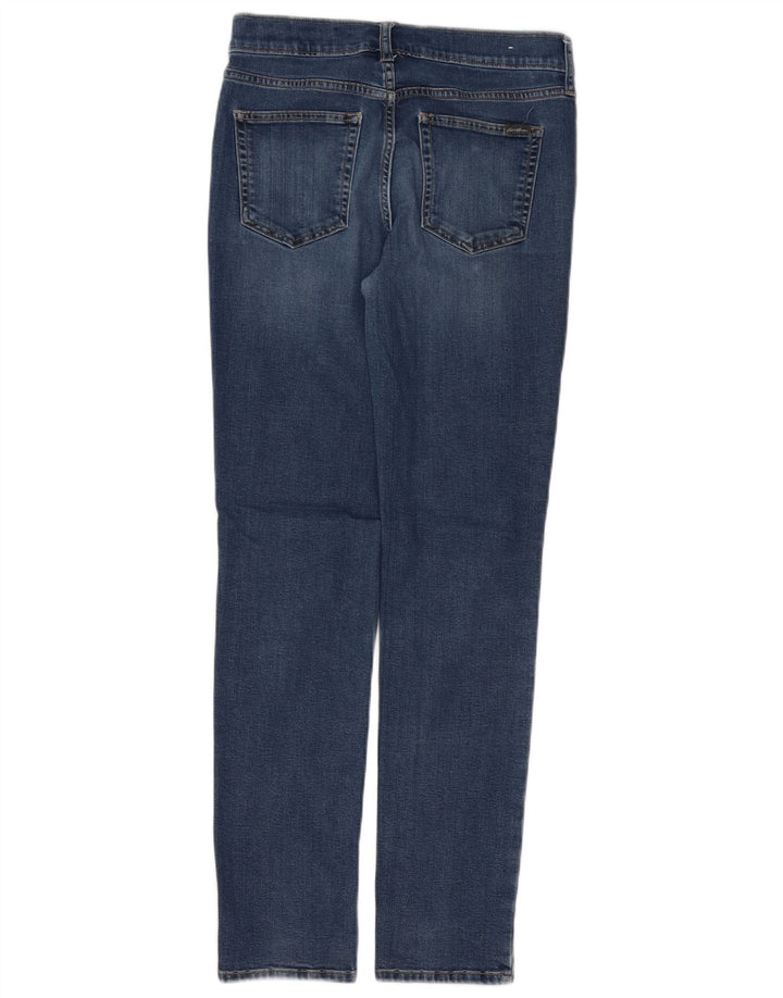 EDDIE BAUER Γυναικείο ελαφρώς καμπυλωτό λεπτό τζιν US 4 Small W28 L30 Blue