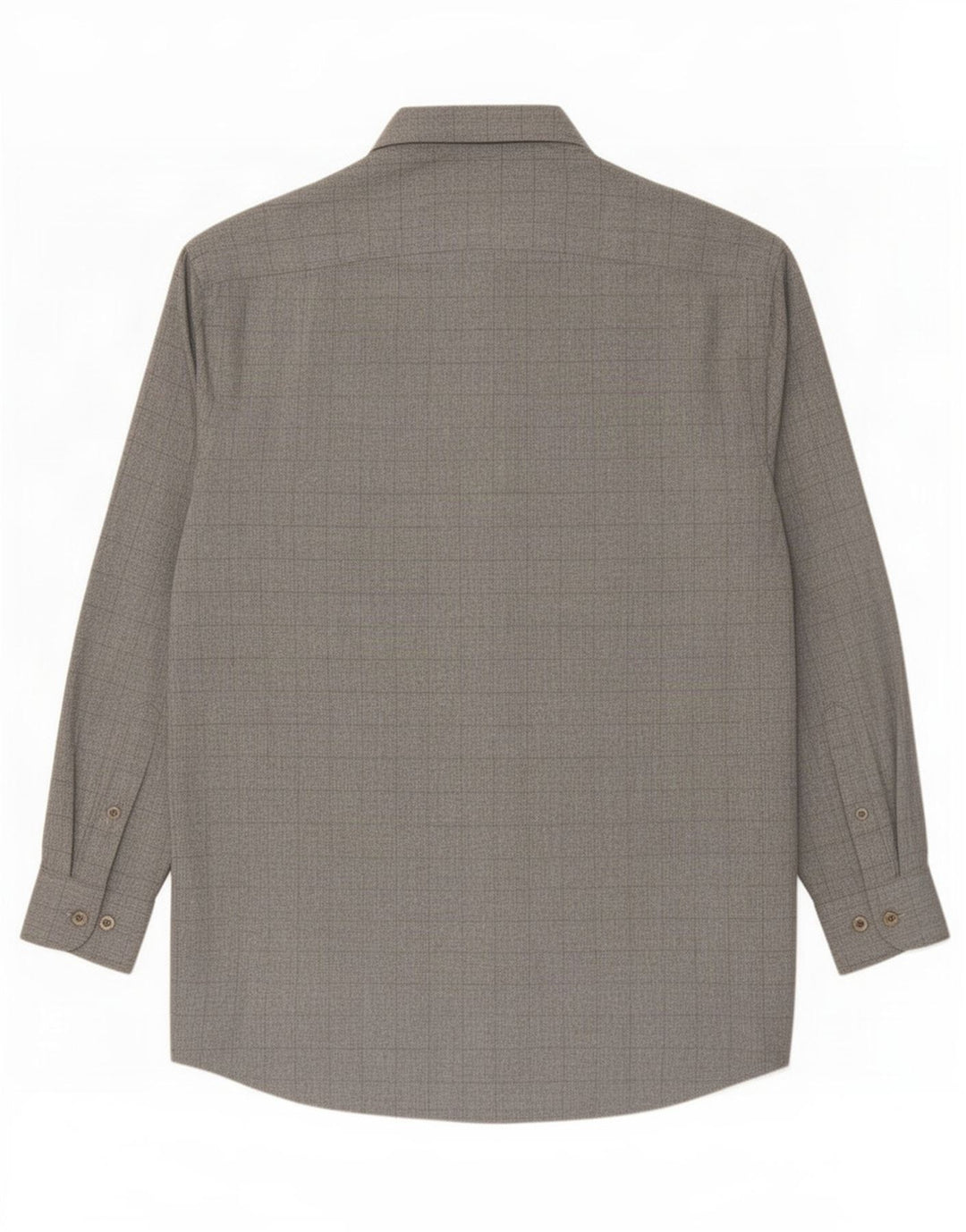 Ανδρικό ψηλό πουκάμισο Massimo Dutti 42 Large Grey Check Viscose