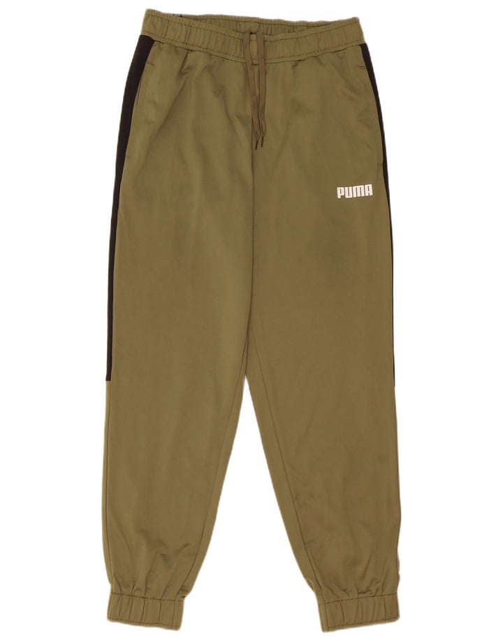 Ανδρική φόρμα Puma Παντελόνι Joggers Large Khaki Colourblock Polyester