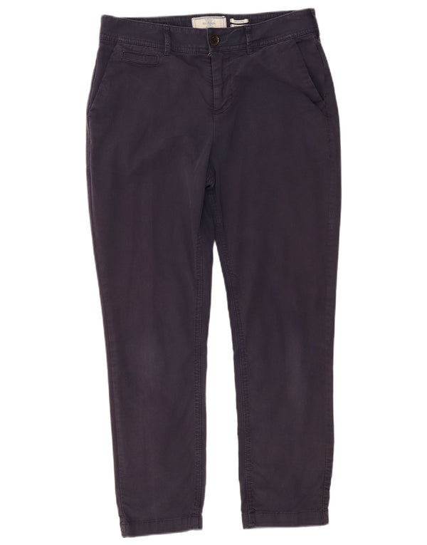 Fat Face Γυναικείο παντελόνι Chino Devon Straight UK 10 Small W30 L26 Navy Blue