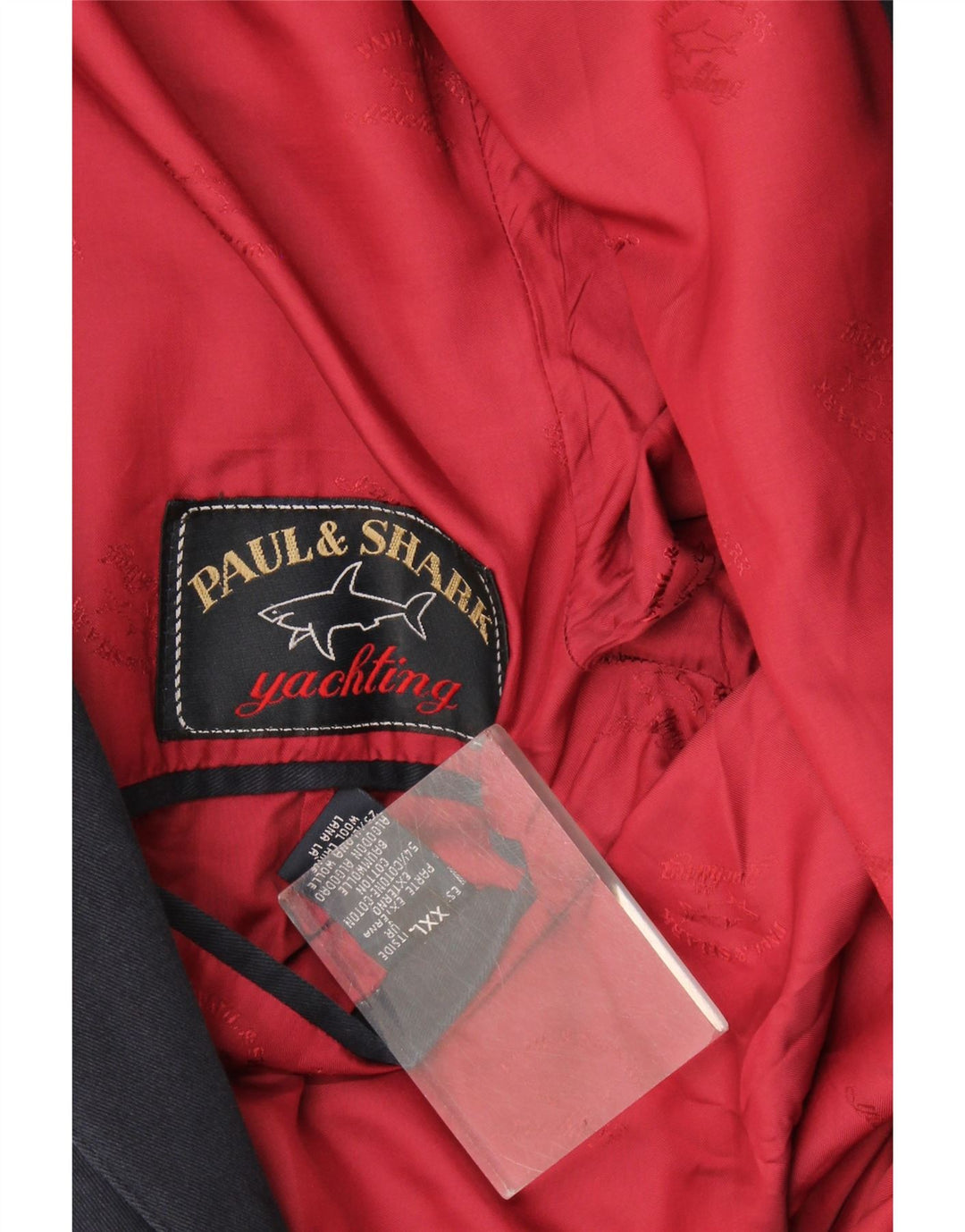 Paul & Shark Ανδρικό σακάκι 2 κουμπιών UK 44 2XL Navy Blue Cotton