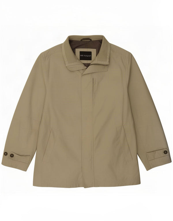 Marks & Spencer Ανδρικό μπουφάν UK 40 Large Khaki Cotton