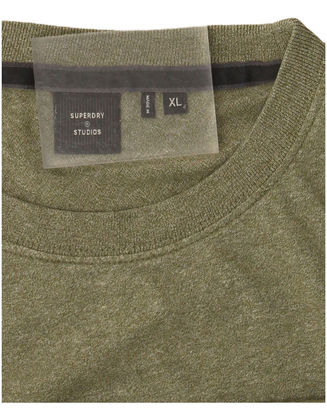Ανδρικό T-Shirt Superdry Top XL Khaki Flecked