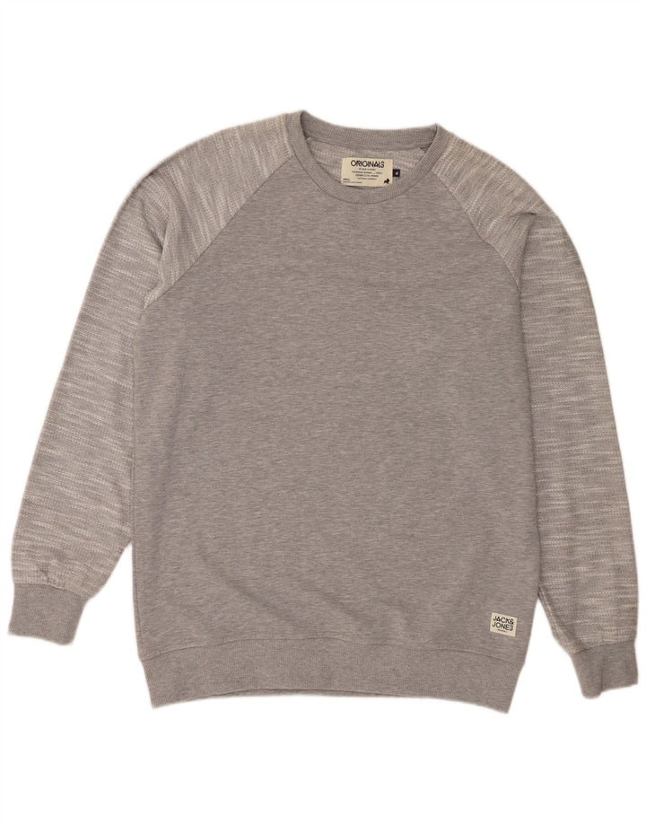 Ανδρικό φούτερ Jack & Jones Jumper XL με γκρι φλύκταινες πολυεστέρας