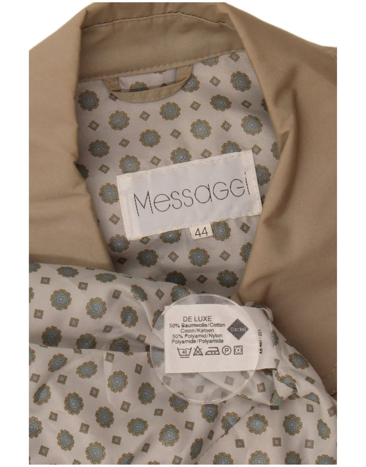 Vintage γυναικείο αδιάβροχο υπερμεγέθη EU 44 XL Μπεζ βαμβακερό