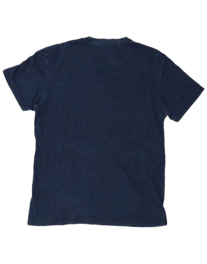Ανδρικό T-Shirt SUPERDRY Top Large Navy Blue από βαμβάκι