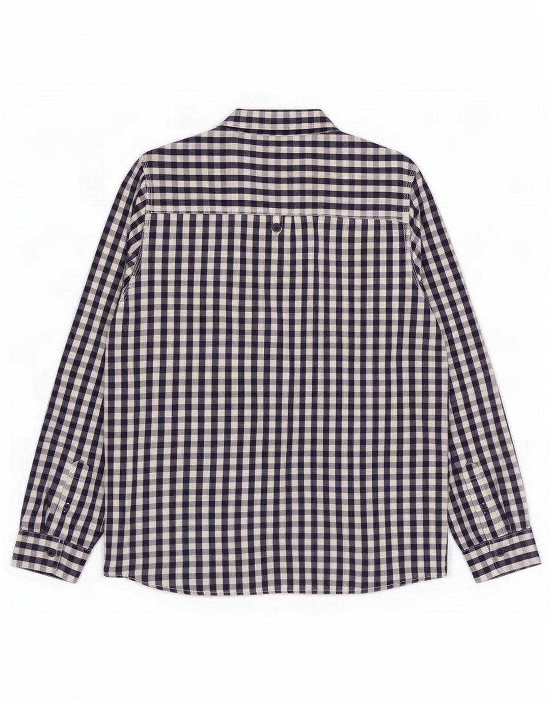 Weird Fish Ανδρικό Πουκάμισο XL Navy Blue Gingham Cotton