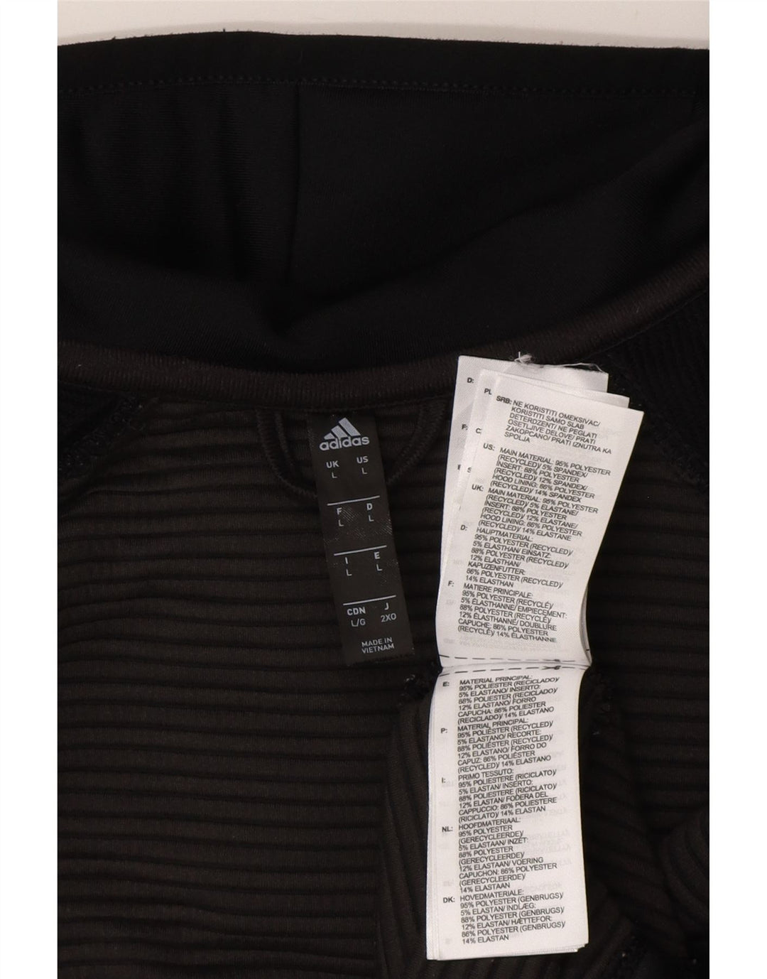 Adidas Ανδρική αθλητική φόρμα με κουκούλα Top Jacket Μαύρο Πολυεστέρας