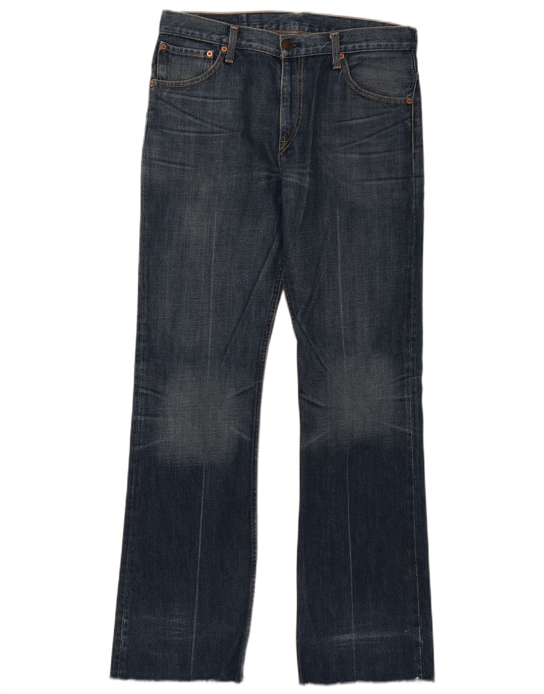 LEVI'S Mens 507 Bootcut Jeans W32 L34 Μπλε βαμβακερό