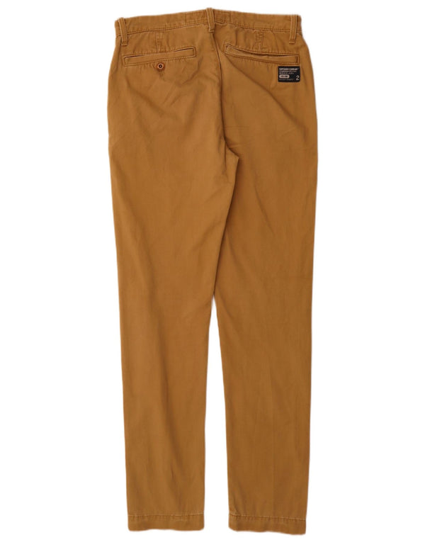 Ανδρικό Slim Chino Παντελόνι Superdry Small W28 L32 Beige βαμβακερό