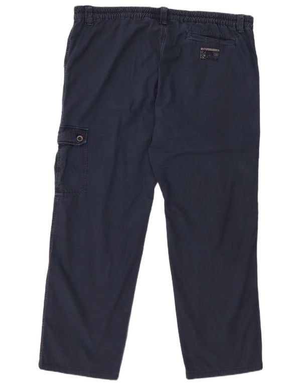 Ανδρικό ίσιο παντελόνι Think Pink Cargo W42 L31 Navy Blue Cotton