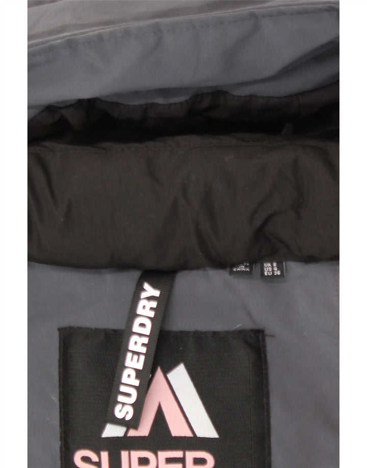 Superdry γυναικείο παλτό με κουκούλα UK 8 Small Grey
