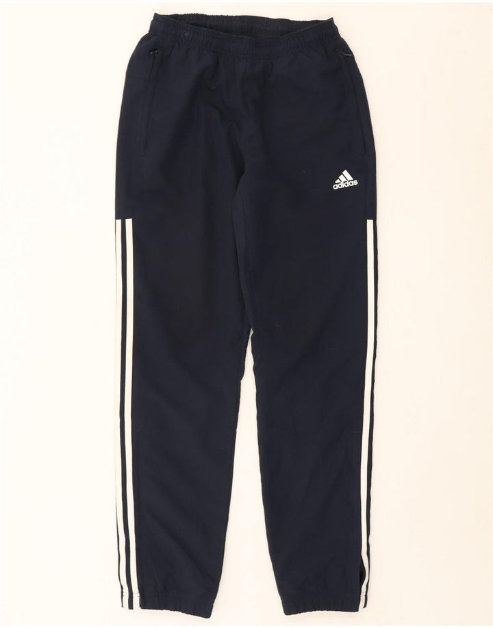 ADIDAS Mens Tracksuit Trousers Joggers XS Navy Blue Polyester Vintage Adidas and Second-Hand Adidas from Messina Hembry 
