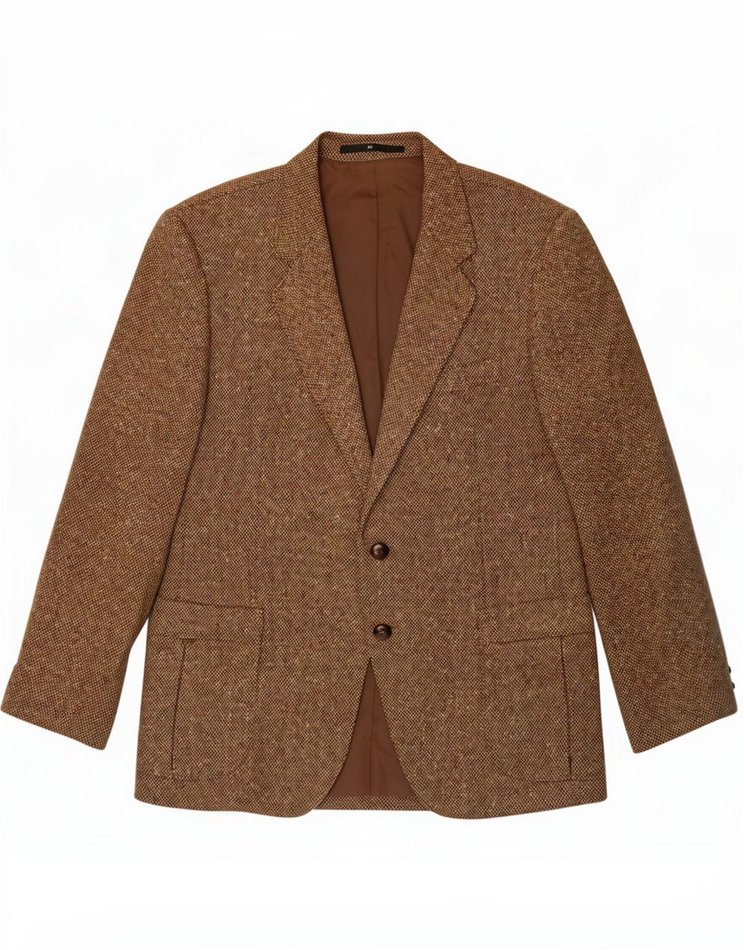 Formtreu Ανδρικό μπουφάν Blazer 2 κουμπιών IT 52 XL Καφέ Νέο Μάλλινο