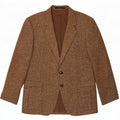 Formtreu Ανδρικό μπουφάν Blazer 2 κουμπιών IT 52 XL Καφέ Νέο Μάλλινο