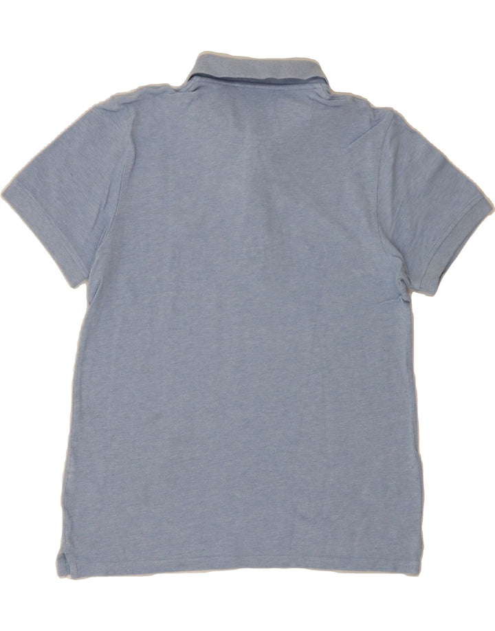 LYLE & SCOTT Mens Polo Shirt Medium Blue Cotton Vintage Lyle & Scott and Second-Hand Lyle & Scott from Messina Hembry 