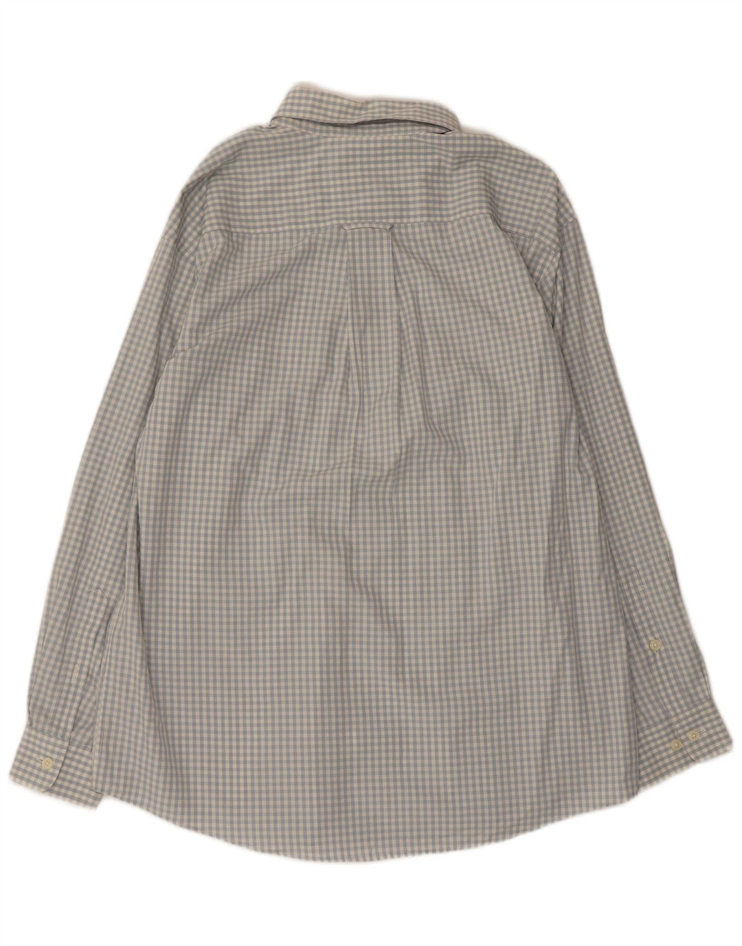 Ανδρικό πουκάμισο Orvis μεγάλο μπλε βαμβακερό Gingham