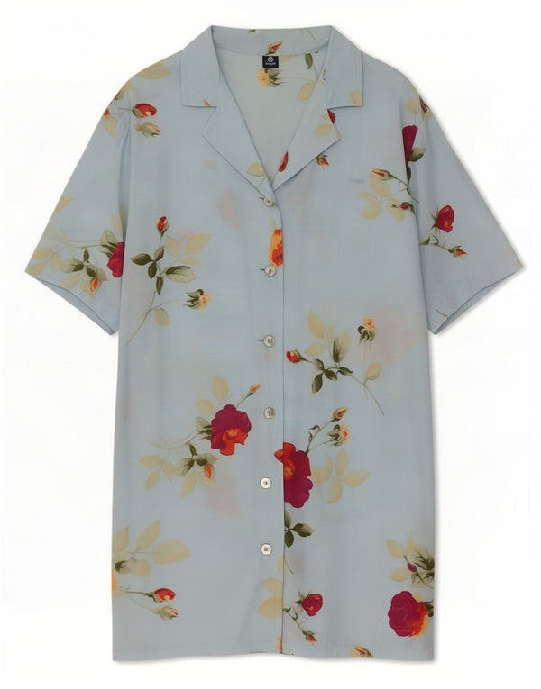Colmar Γυναικείο κοντομάνικο πουκάμισο UK 18 XL Blue Floral