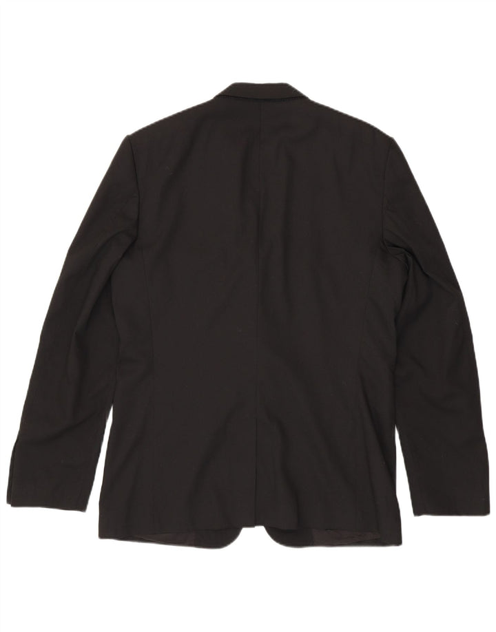 ZARA Ανδρικό τζάκετ μπλέιζερ με 2 κουμπιά EU 50 Μεσαίο μαύρο πολυεστέρα