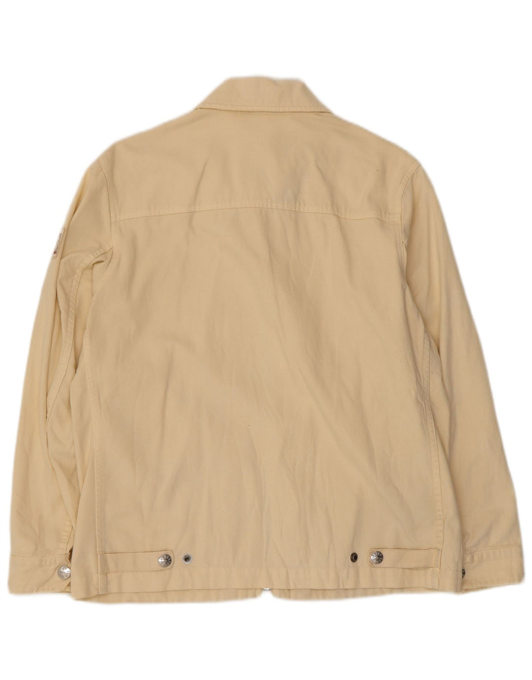 Murphy & Nye Mens Bomber Jacket UK 38 Medium Beige Cotton