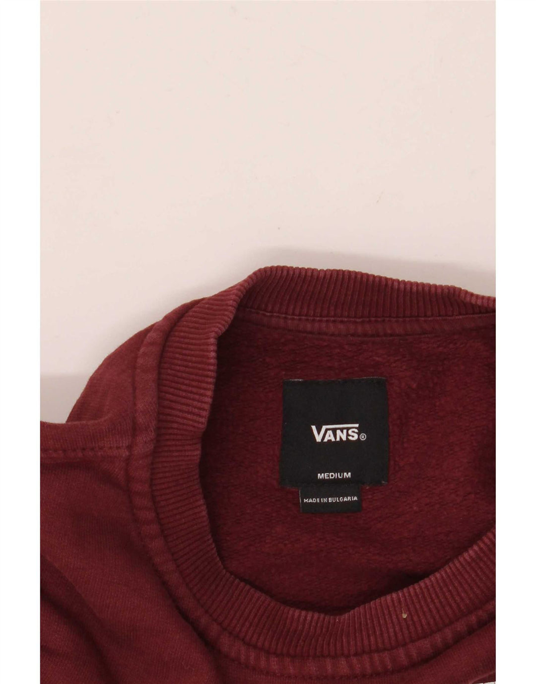 Ανδρικό γραφικό φούτερ Vans Jumper Medium Burgundy