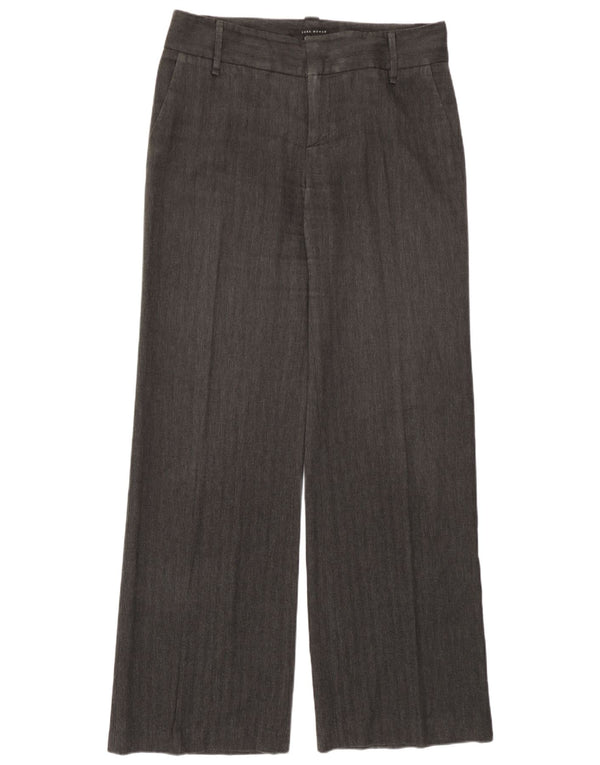 Zara Γυναικείο Casual Παντελόνι EU 42 Large W32 L34 Grey Herringbone Classic