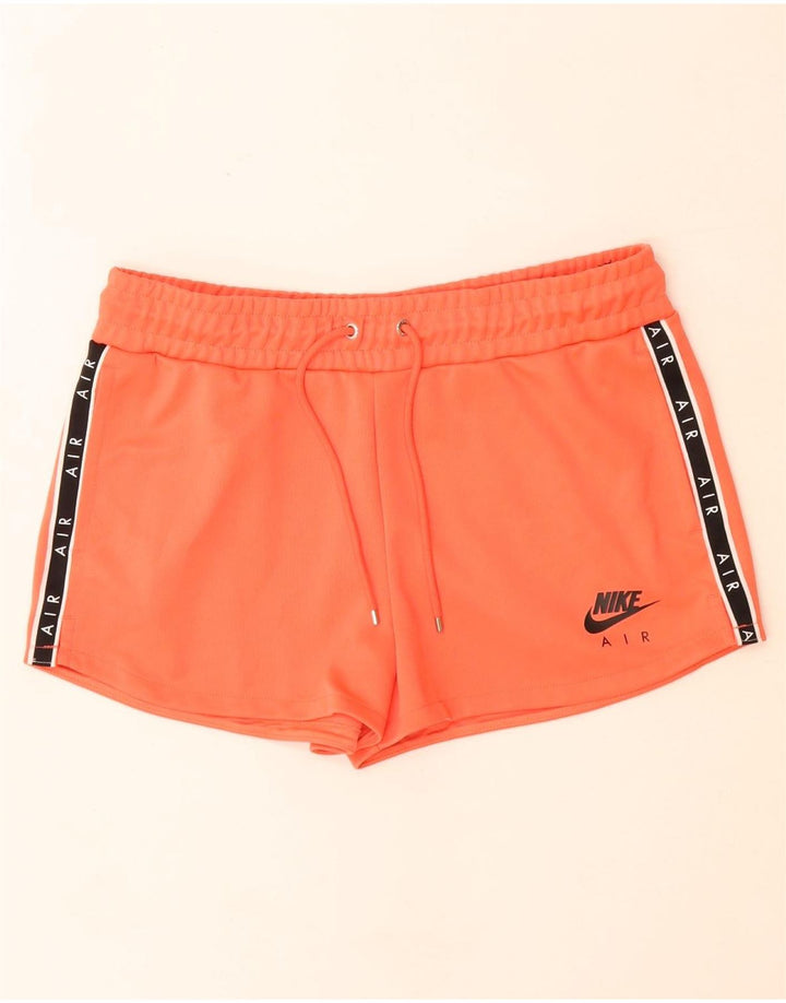Γυναικεία γραφικά αθλητικά σορτς Nike UK 14 μεσαίου πορτοκαλί πολυεστέρα