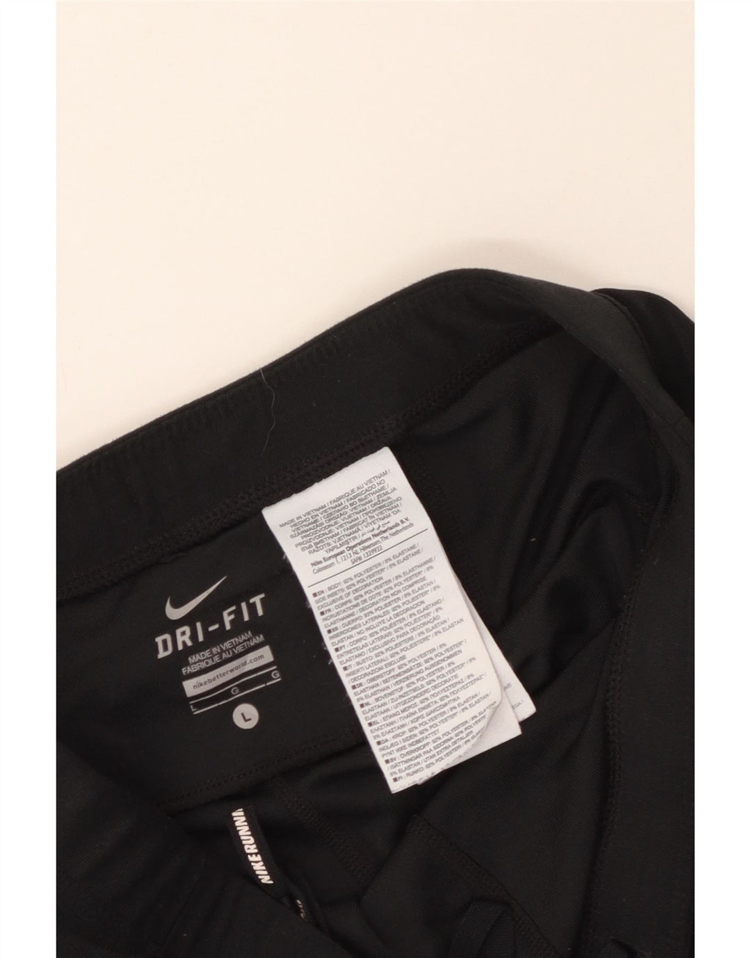 Γυναικείο κολάν Nike Dri Fit UK 14 Μεγάλο μαύρο πολυεστέρα
