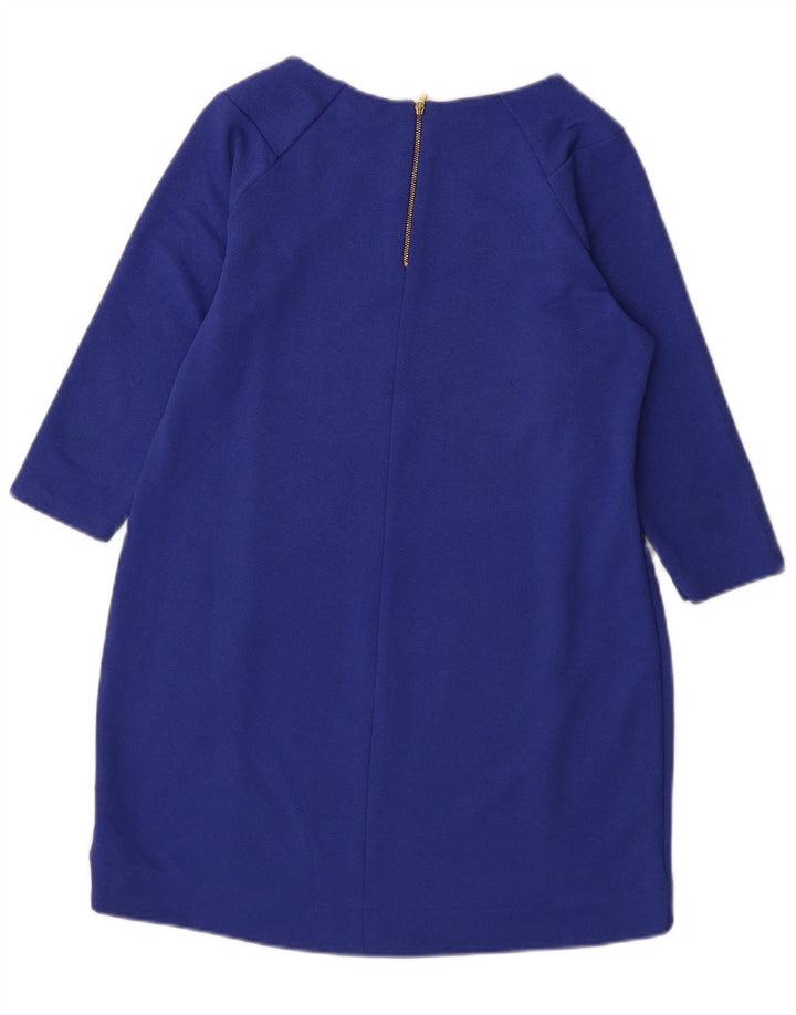 Marks & Spencer Γυναικείο φόρεμα Petite 3/4 Sleeve Shift UK 12 Medium Blue